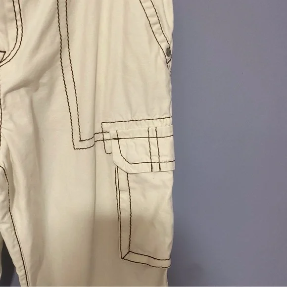 True Religion Cream Jeans military cargo big t - Picture 7 of 16